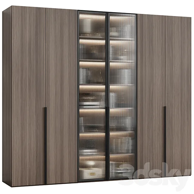 Modular cabinets in modern style 81 3D Model Modular cabinets in modern style 81 3D Model