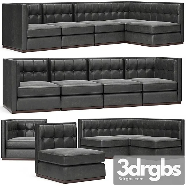 Modular club sofa 2 3D Model Download Modular club sofa 2 3D Model Download