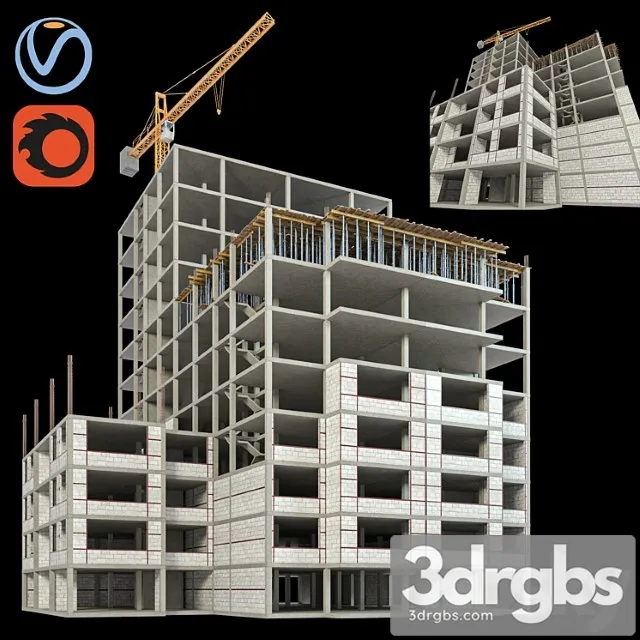 Modular Construction Site 1 3D Model Download Modular Construction Site 1 3D Model Download