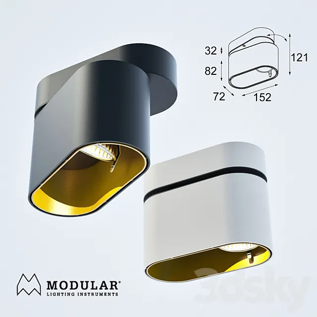 Modular. Duell surface. Nr 11070232 3DModel