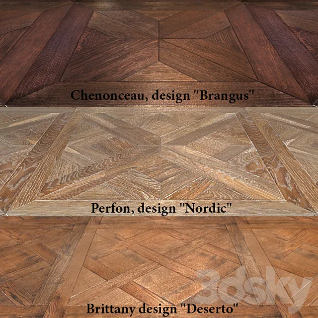 Modular flooring 4 (3 types) 3DModel Modular flooring 4 (3 types) 3DModel