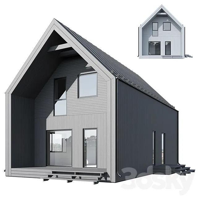 Modular house 01 3D Model