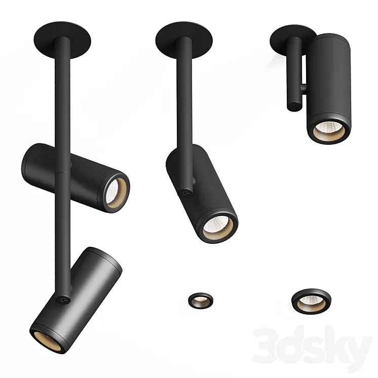 Modular Lighting Instruments Medard 3D Model Free Download