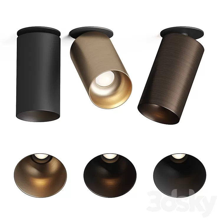 Modular Lighting Instruments Minude 45 and Thimble 3D Model Free Download