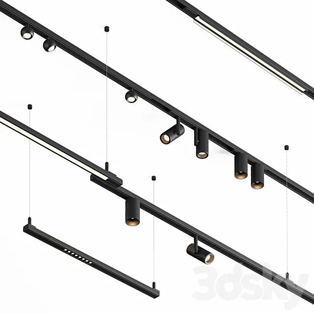 Modular Lighting Instruments Pista surface 3D Model