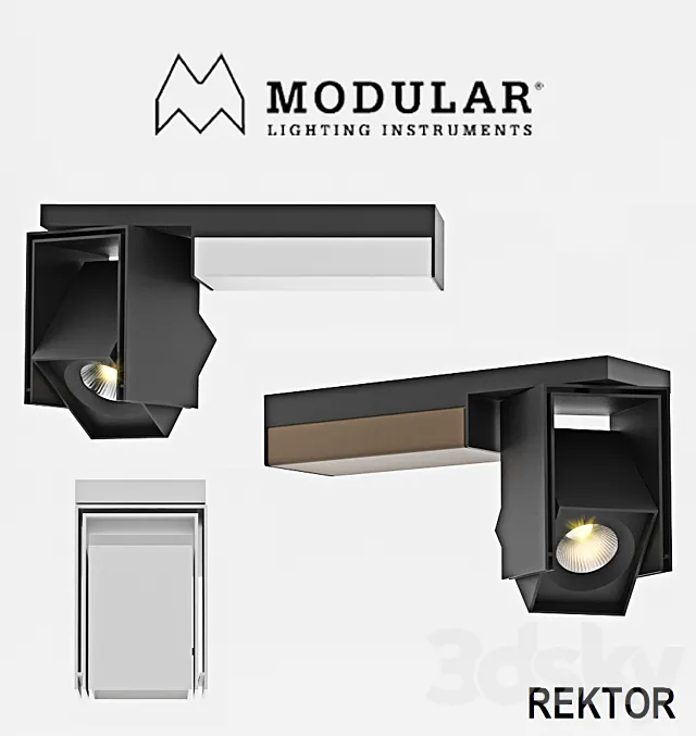 Modular Lighting Rektor 3D Model