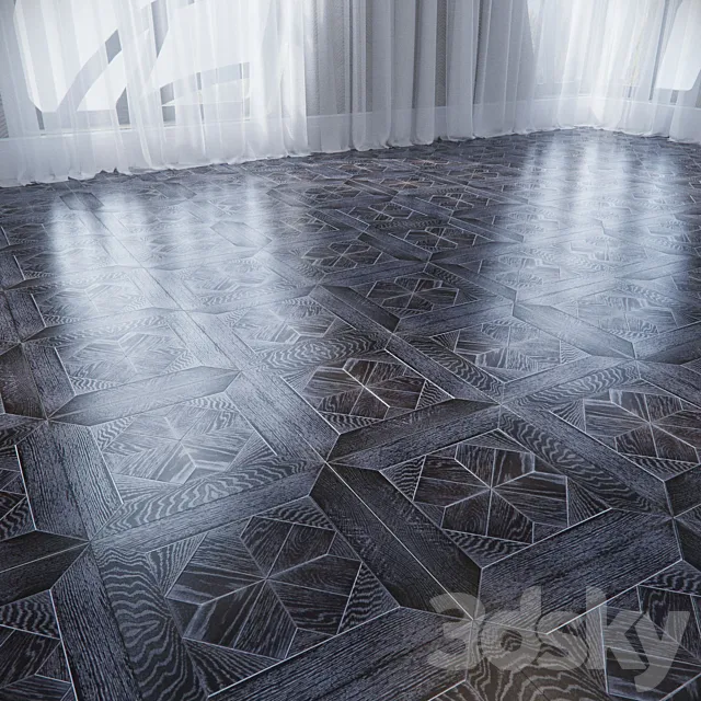 Modular massive oak parquet Romanovsky Sofia 3D Model Modular massive oak parquet Romanovsky Sofia 3D Model