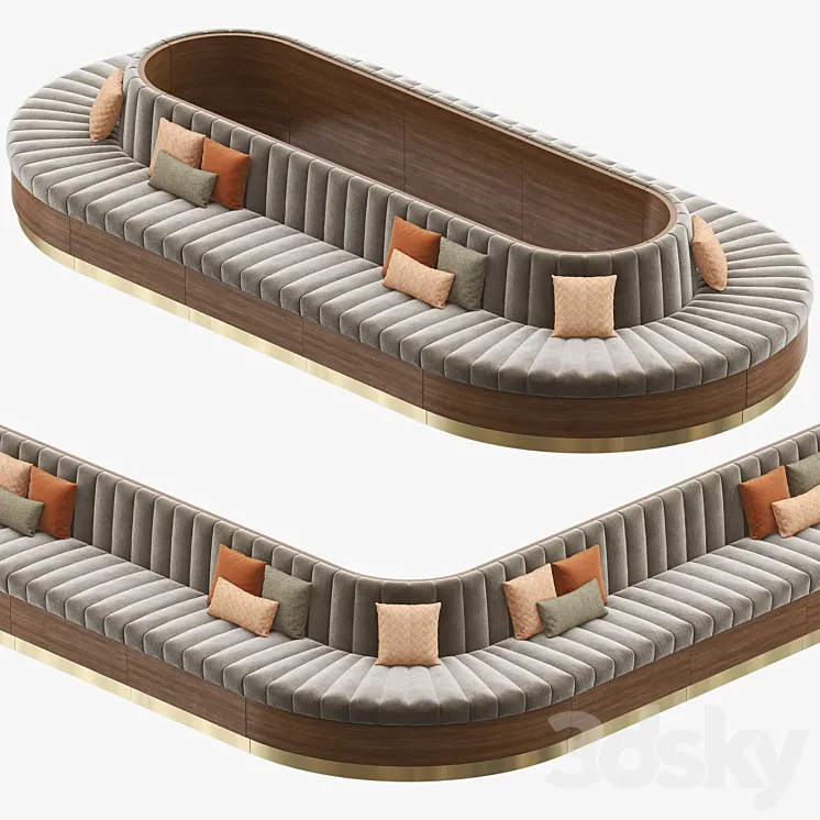 Modular Seating 001 – Custom 3D Model Free Download