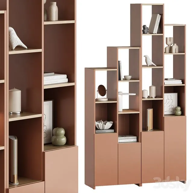 Modular shelving Matis 3D Model Modular shelving Matis 3D Model