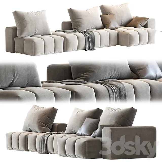 Modular Sofa 3D Model Modular Sofa 3D Model