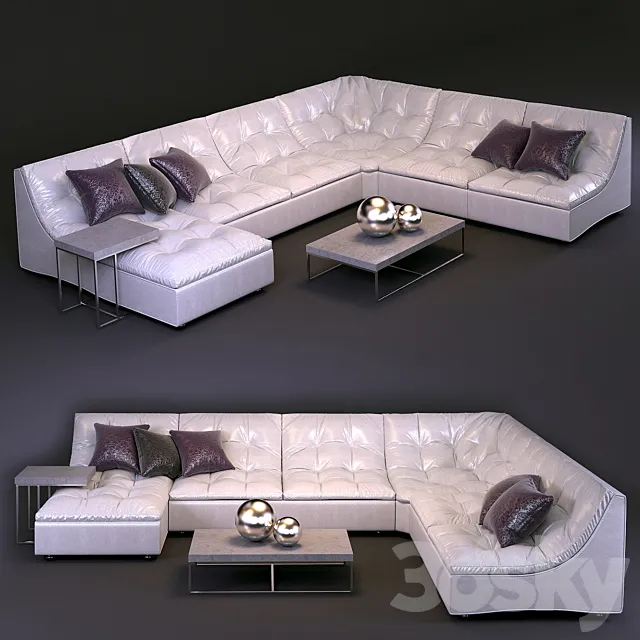 Modular sofa bed Estetica Malta 3DModel Modular sofa bed Estetica Malta 3DModel