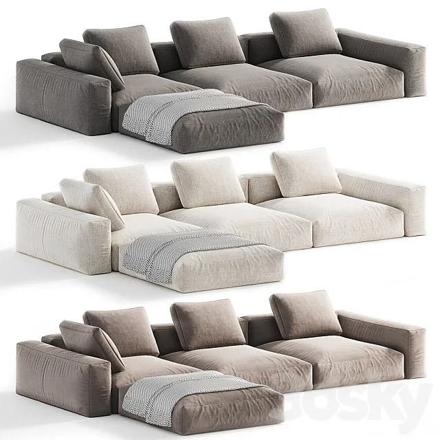 Modular sofa BON ONE 33 3D Model