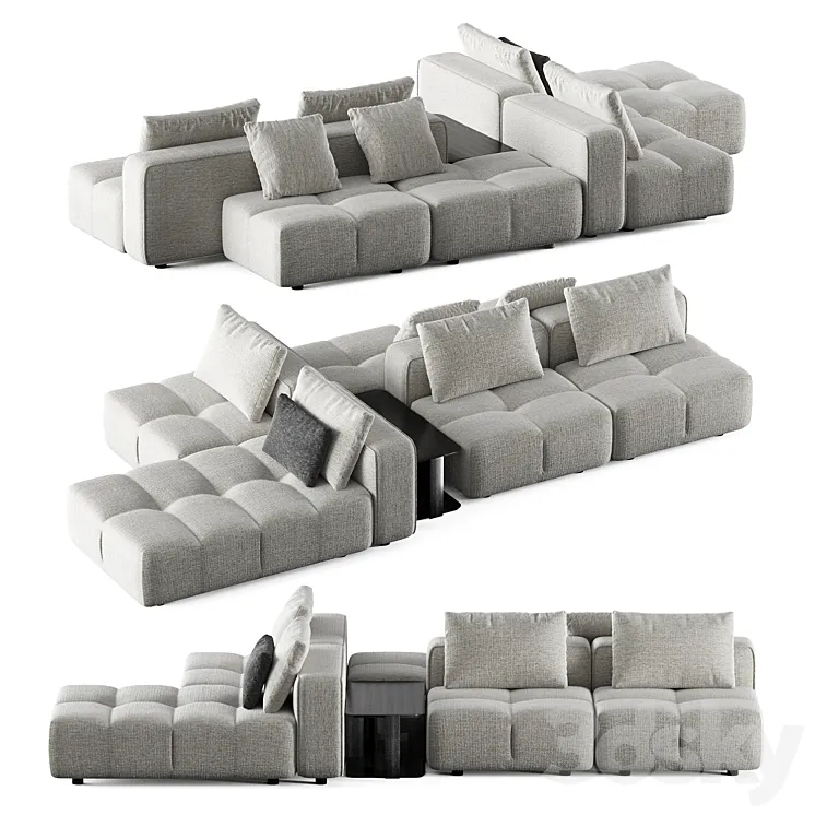 Modular sofa Bonamour Bonaldo 3D Model Free Download Modular sofa Bonamour Bonaldo 3D Model Free Download