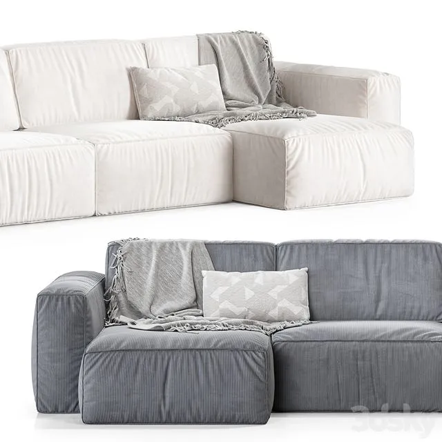 Modular Sofa Ebi Happy 3D Model Modular Sofa Ebi Happy 3D Model
