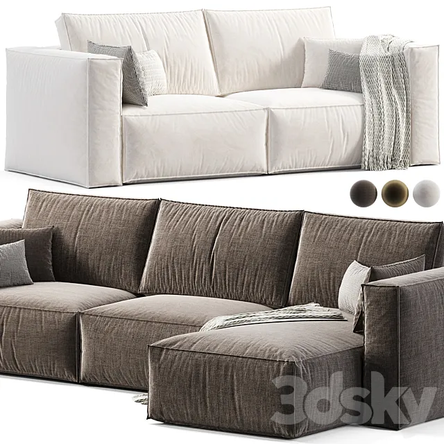 Modular Sofa Ebi Happy by Divan.ru 3D Model Modular Sofa Ebi Happy by Divan.ru 3D Model