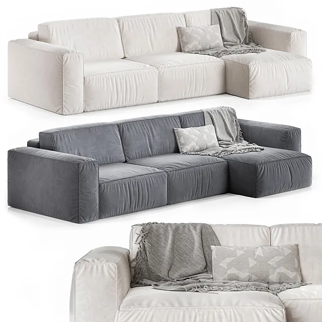 Modular Sofa Ebi Happy by Divan.ru 3D Model Modular Sofa Ebi Happy by Divan.ru 3D Model