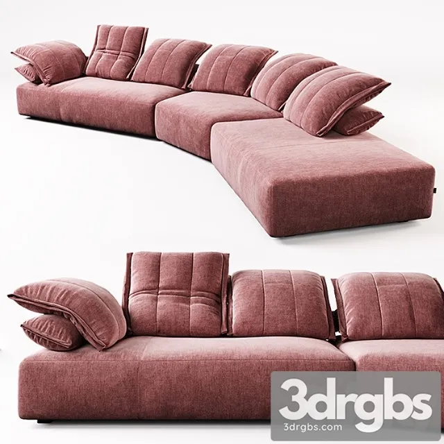 Modular sofa flick flack – ditre italia. 2 3D Model Download Modular sofa flick flack – ditre italia. 2 3D Model Download