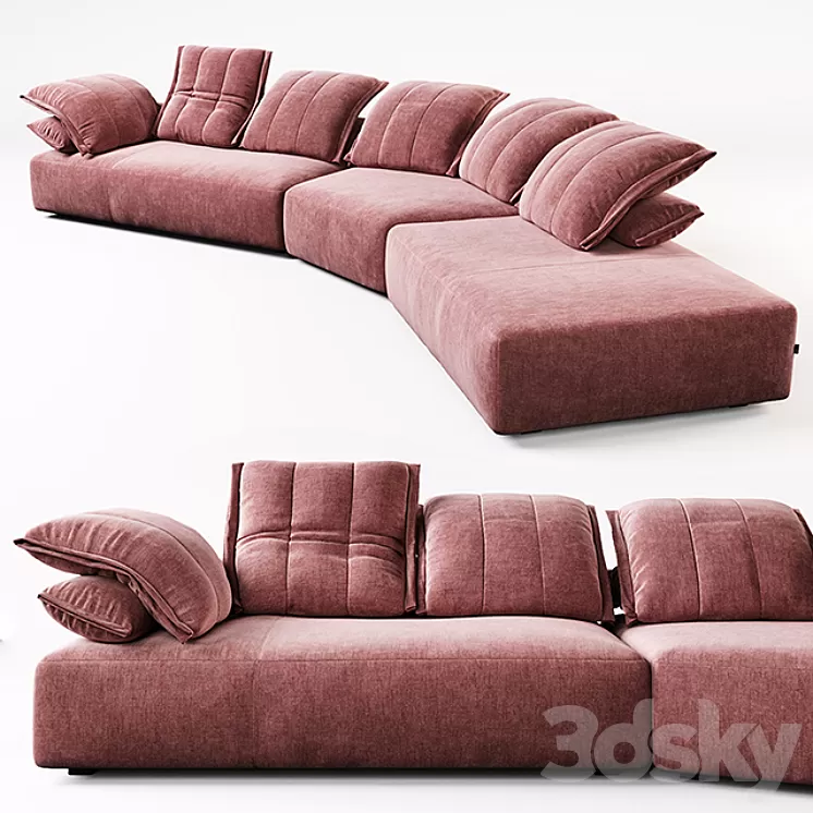 Modular sofa Flick Flack – Ditre Italia. 3D Model Free Download Modular sofa Flick Flack – Ditre Italia. 3D Model Free Download