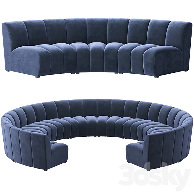 Modular Sofa Lando _ Eichholtz 3DModel Modular Sofa Lando _ Eichholtz 3DModel