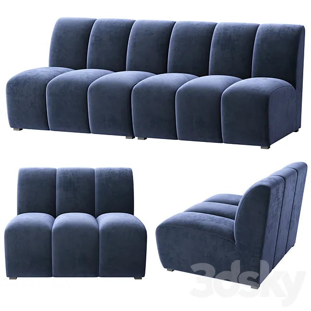 Modular Sofa Lando _ Eichholtz 3DModel Modular Sofa Lando _ Eichholtz 3DModel
