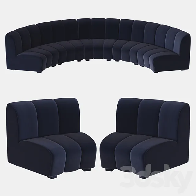 MODULAR SOFA LANDO EICHHOLTZ 3D Model