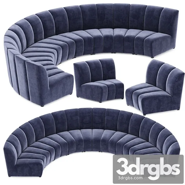 Modular sofa lando eichholtz_2 2 3D Model Download Modular sofa lando eichholtz_2 2 3D Model Download