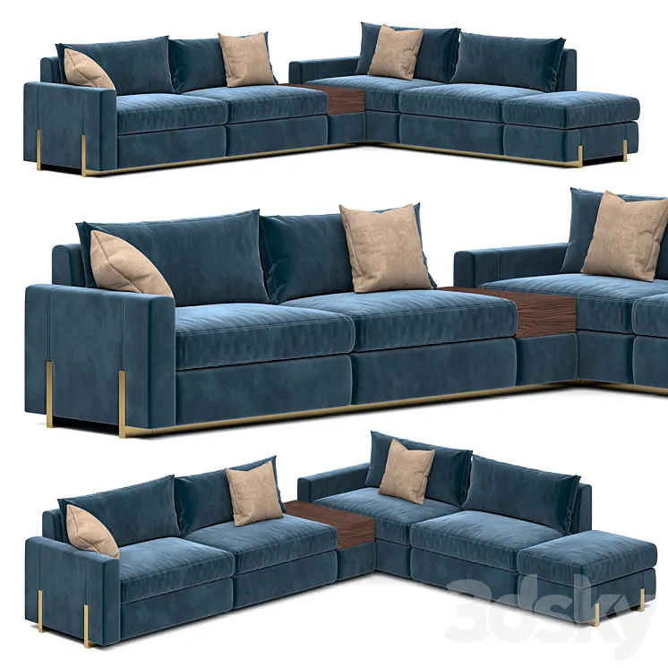 Modular Sofa Mario 3D Model Free Download