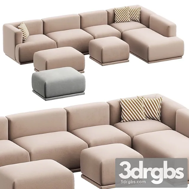 Modular sofa marso from jamni 2 3D Model Download Modular sofa marso from jamni 2 3D Model Download