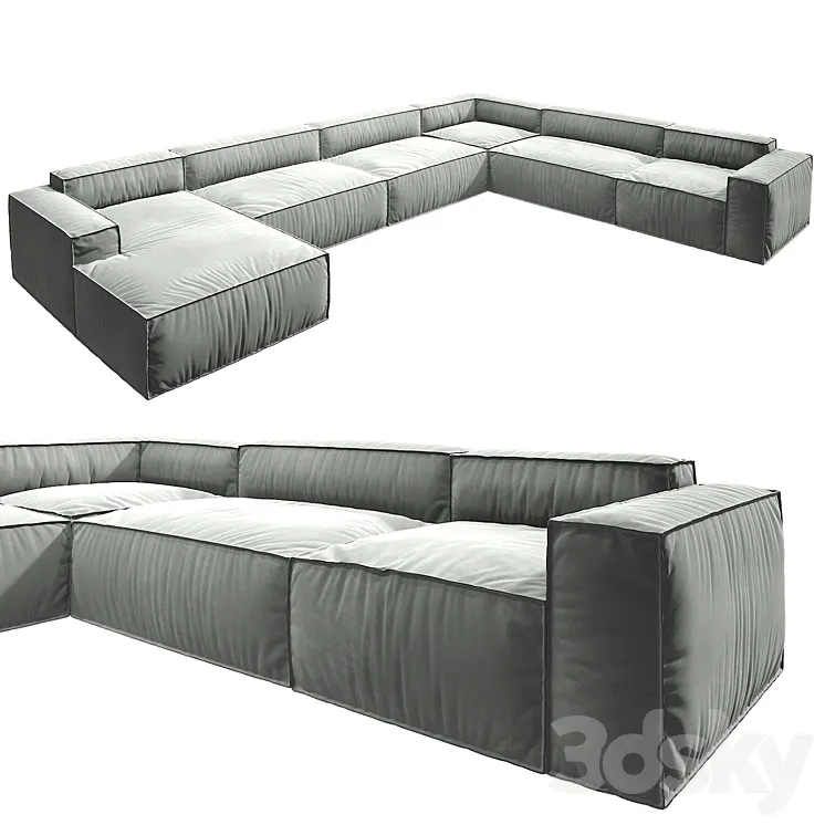 Modular sofa MOBILI Large 3D Model Free Download Modular sofa MOBILI Large 3D Model Free Download