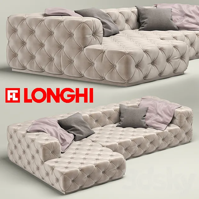 Modular sofa Must. Longhi 3DModel Modular sofa Must. Longhi 3DModel