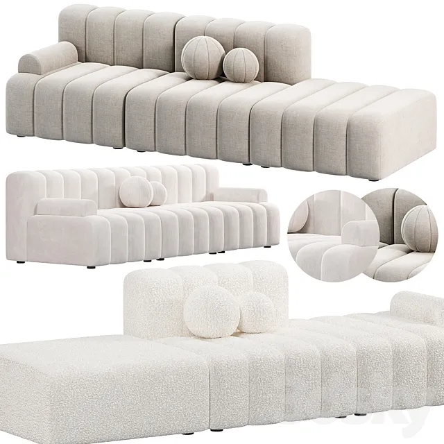 Modular Sofa STUDIO NORR11 sofas 3D Model Modular Sofa STUDIO NORR11 sofas 3D Model