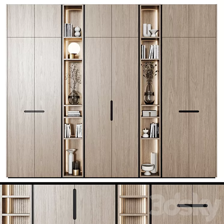 Modular wardrobes in modern style 67 3D Model Free Download