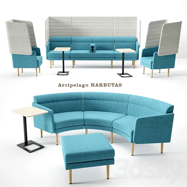 Modules Arcipelago NARBUTAS 3DModel