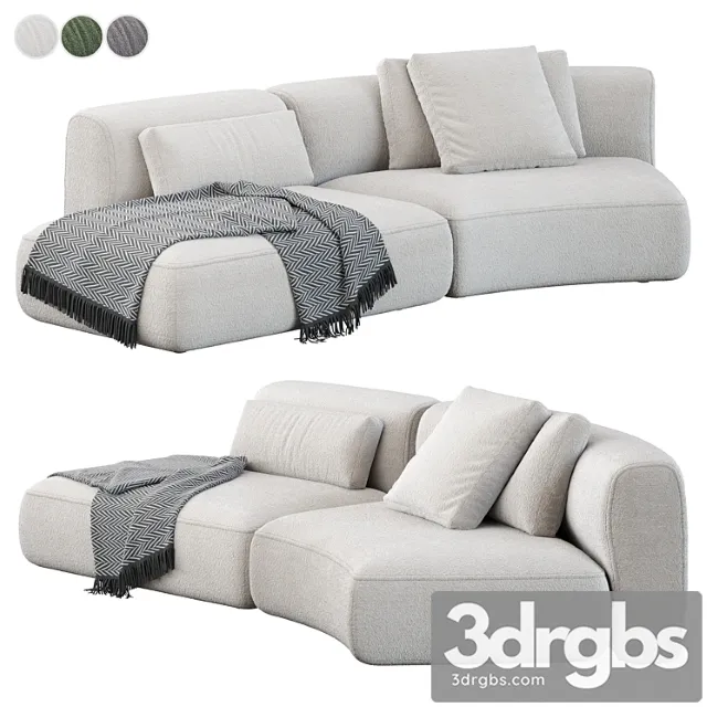 Modulnyi Divan Mdf Italia Cosy Curve Sofa 3D Model Download Modulnyi Divan Mdf Italia Cosy Curve Sofa 3D Model Download