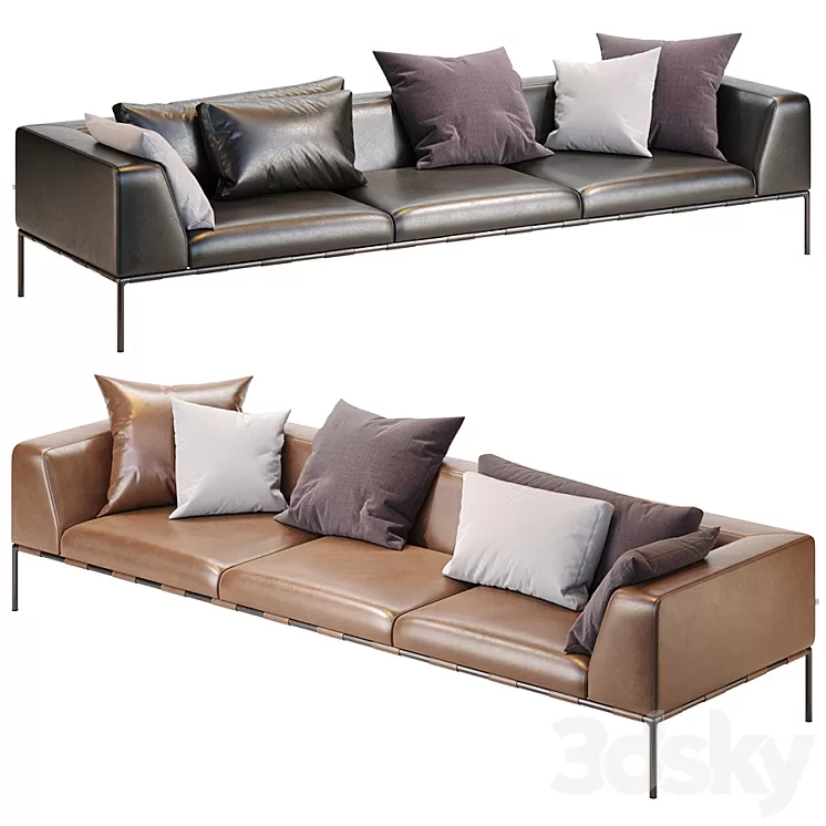 Modus / South Sofa 3 Seater 3D Model Modus / South Sofa 3 Seater 3D Model