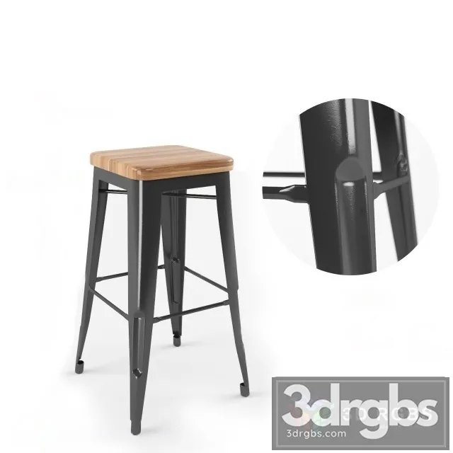 Modway Promenade Stool 3D Model Download Modway Promenade Stool 3D Model Download