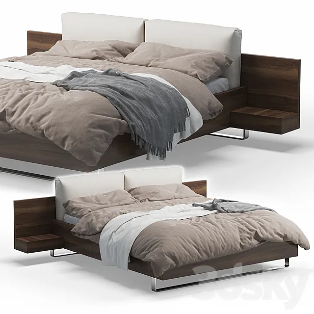 Moeller lou bed 3D Model Moeller lou bed 3D Model