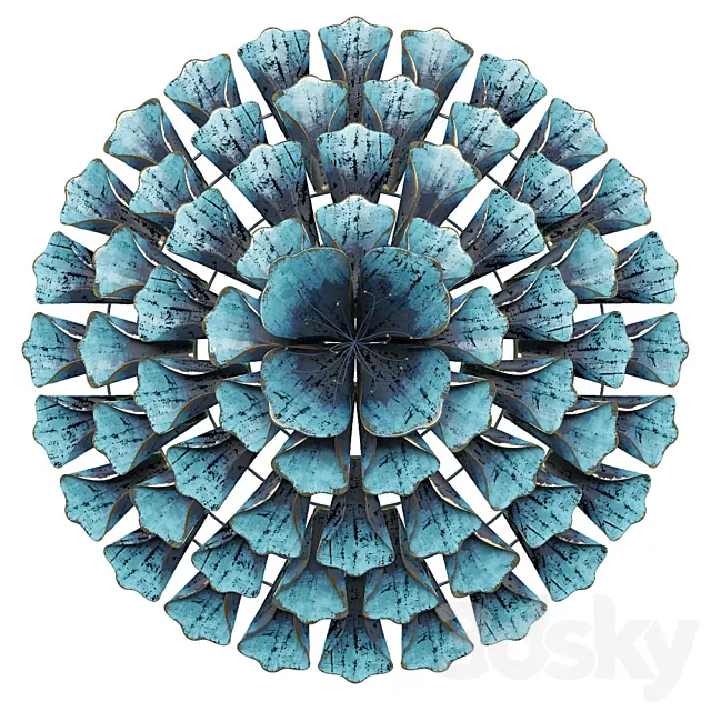 MOE’S GIANT BLOSSOM WALL DECOR 3D Model MOE’S GIANT BLOSSOM WALL DECOR 3D Model