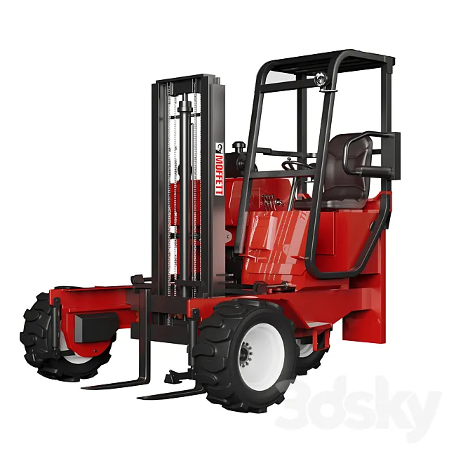 Moffett M550 loader 3D Model