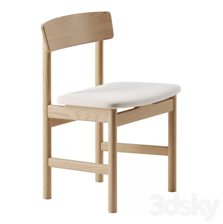 Mogensen 3236 Chair by Fredericia 3D Model Mogensen 3236 Chair by Fredericia 3D Model