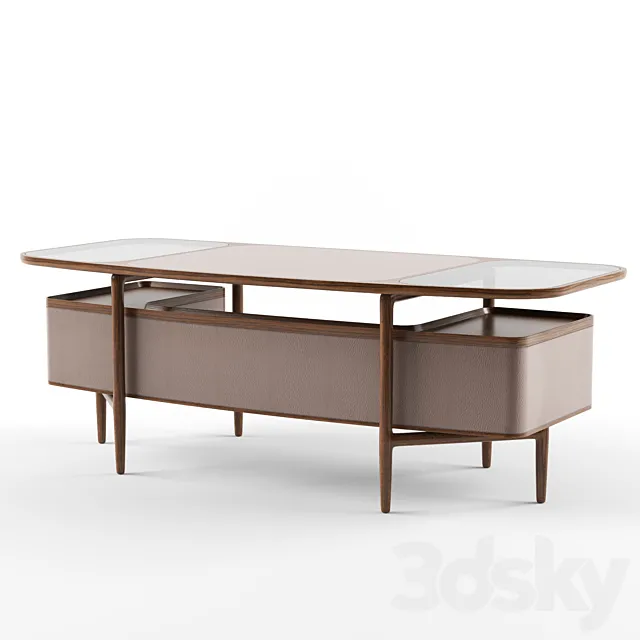 Mogul Writing Desk 3D Model