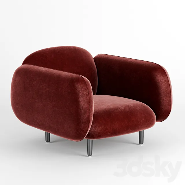 Moira armchair by Enostudio 3D Model