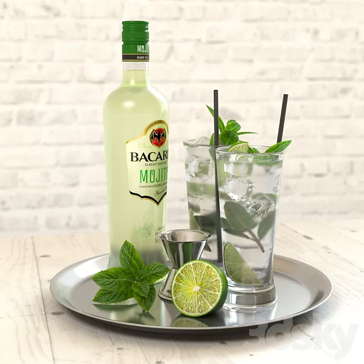 mojito set 3D Model