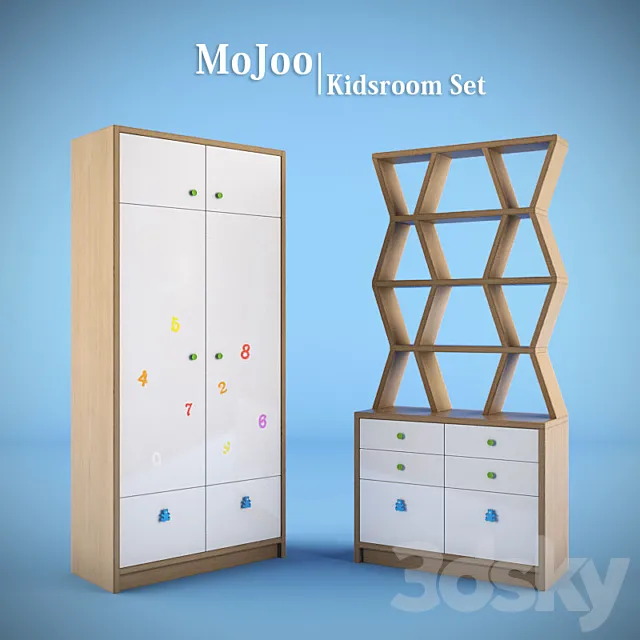 MoJoo childern furniture 3D Model MoJoo childern furniture 3D Model