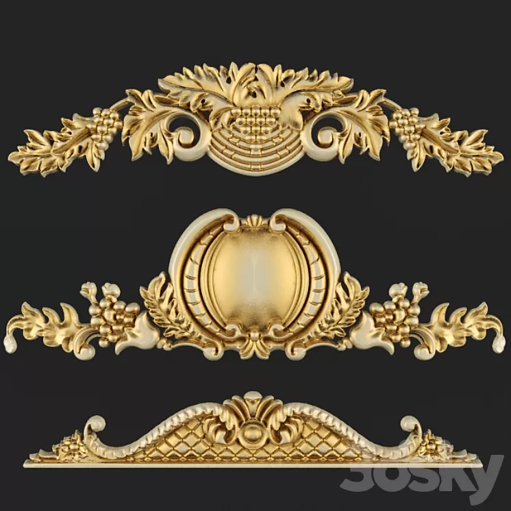 Molding 3D Model Molding 3D Model