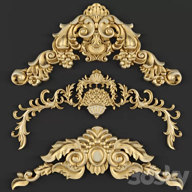 Molding 3D Model Molding 3D Model