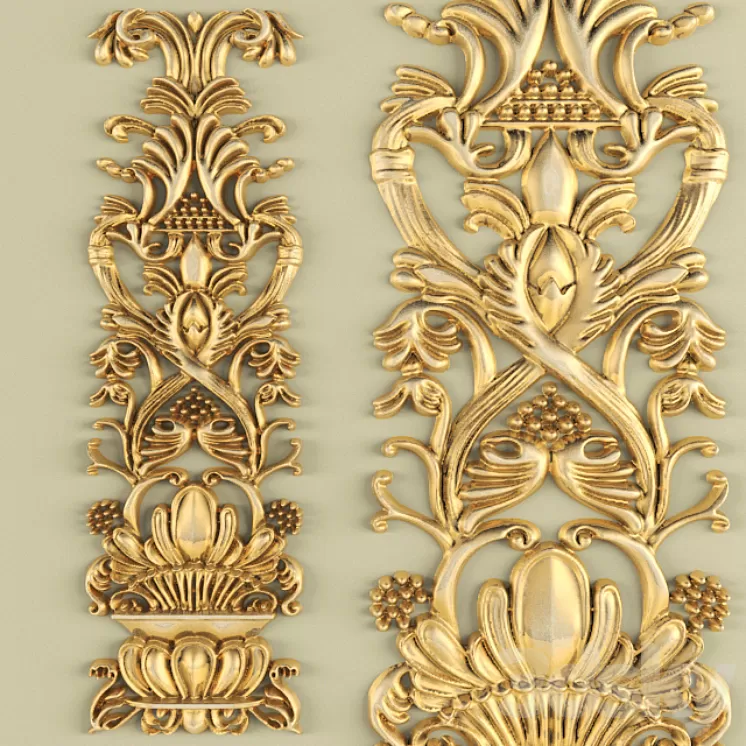 Molding 3D Model Molding 3D Model