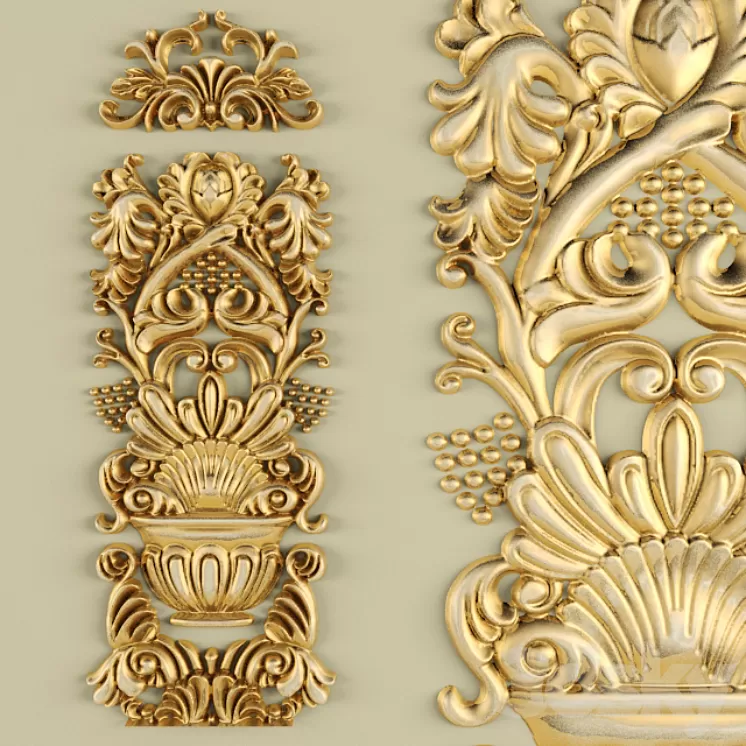 Molding 3D Model Molding 3D Model