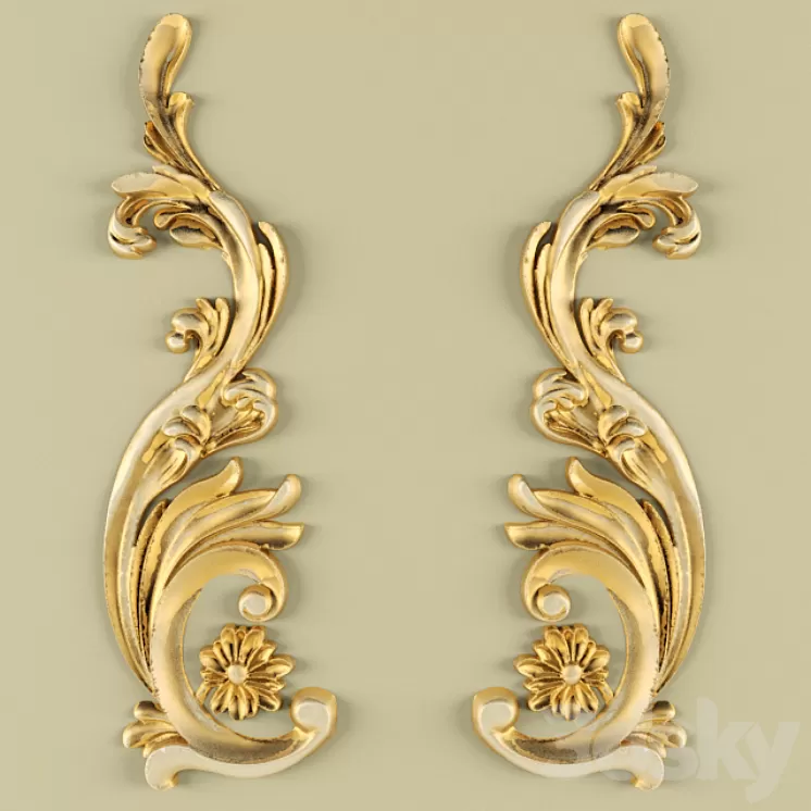 Molding 3D Model Molding 3D Model