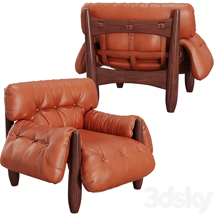 Mole armchair de LinBrasil 3D Model